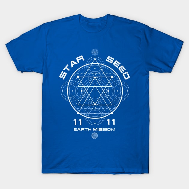 Starseed Sacred Geometry - V3 T-Shirt by rycotokyo81